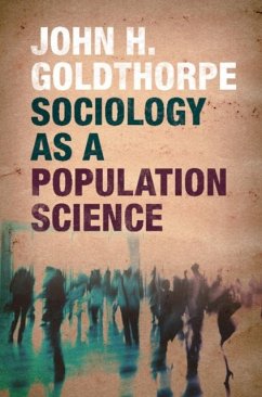 Cover Sociology as a Population Science (eBook, PDF)