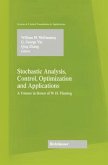 Stochastic Analysis, Control, Optimization and Applications (eBook, PDF)