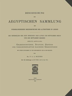 Cover Beschreibung der Aegyptischen Sammlung des Niederländischen Reichsmuseums der Altertümer in Leiden (eBook, PDF)