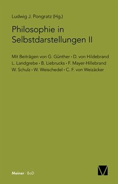 Philosophie in Selbstdarstellungen II (eBook, PDF)