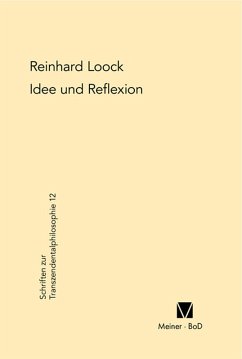 Idee und Reflexion bei Kant (eBook, PDF) - Loock, Reinhard