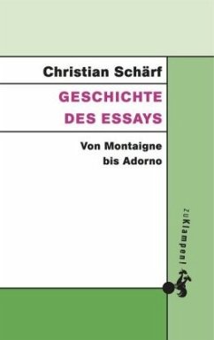 Geschichte des Essays - Schärf, Christian