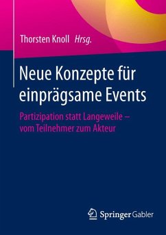 Neue Konzepte für einprägsame Events (eBook, PDF)