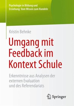 Umgang mit Feedback im Kontext Schule (eBook, PDF) - Behnke, Kristin