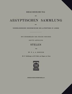 Cover Beschreibung der Aegyptischen Sammlung des Niederländischen Reichsmuseums der Altertümer in Leiden (eBook, PDF)