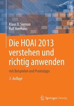Die HOAI 2013 verstehen und richtig anwenden (eBook, PDF) - Siemon, Klaus D.; Averhaus, Ralf