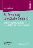 Zur Entstehung europäischer Solidarität (eBook, PDF)