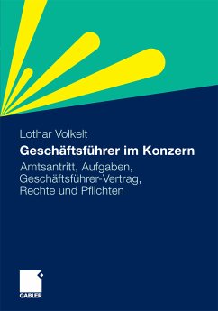 Geschäftsführer im Konzern (eBook, PDF) - Volkelt, Lothar