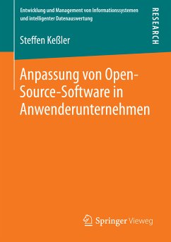 Anpassung von Open-Source-Software in Anwenderunternehmen (eBook, PDF) - Keßler, Steffen