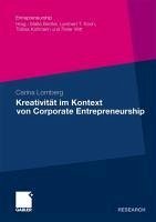 Kreativität im Kontext von Corporate Entrepreneurship (eBook, PDF) - Lomberg, Carina