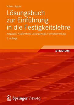 Lösungsbuch zur Einführung in die Festigkeitslehre (eBook, PDF) - Läpple, Volker