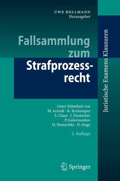 Fallsammlung zum Strafprozessrecht (eBook, PDF)