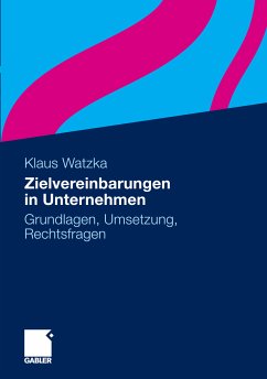 Zielvereinbarungen in Unternehmen (eBook, PDF) - Watzka, Klaus