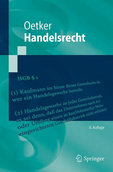 Handelsrecht (eBook, PDF) Handelsrecht (eBook, PDF)