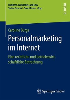 Personalmarketing im Internet (eBook, PDF) - Bürge, Caroline