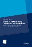 Die steuerliche Haftung des GmbH-Geschäftsführers (eBook, PDF)