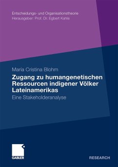 Zugang zu humangenetischen Ressourcen indigener Völker Lateinamerikas (eBook, PDF) - Blohm, María Cristina