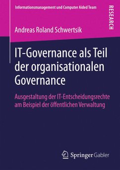 IT-Governance als Teil der organisationalen Governance (eBook, PDF) - Schwertsik, Andreas Roland