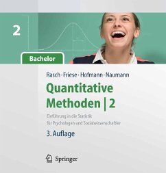 Quantitative Methoden 2. Einführung in die Statistik für Psychologen und Sozialwissenschaftler (eBook, PDF) - Rasch, Björn; Friese, Malte; Hofmann, Wilhelm Johann; Naumann, Ewald