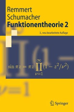 Funktionentheorie 2 (eBook, PDF) - Remmert, Reinhold; Schumacher, Georg