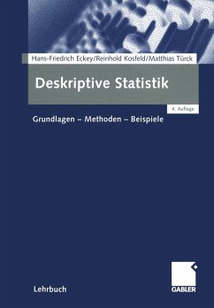 Deskriptive Statistik (eBook, PDF) - Eckey, Hans Friedrich; Kosfeld, Reinhold; Türck, Matthias