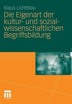 Cover Die Eigenart der kultur- und sozialwissenschaftlichen Begriffsbildung (eBook, PDF)