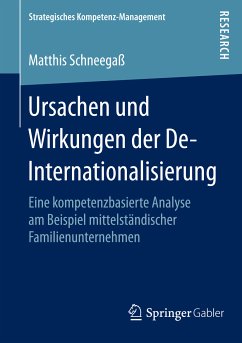 Ursachen und Wirkungen der De-Internationalisierung (eBook, PDF) - Schneegaß, Matthis