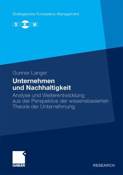 Unternehmen und Nachhaltigkeit (eBook, PDF) - Langer, Gunner