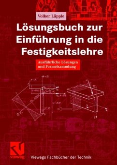 Lösungsbuch zur Einführung in die Festigkeitslehre (eBook, PDF) - Läpple, Volker