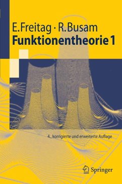 Funktionentheorie 1 (eBook, PDF) - Freitag, Eberhard; Busam, Rolf