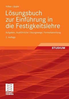 Lösungsbuch zur Einführung in die Festigkeitslehre (eBook, PDF) - Läpple, Volker