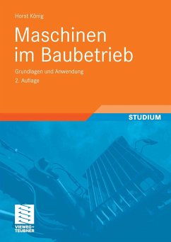 Maschinen im Baubetrieb (eBook, PDF) - König, Horst