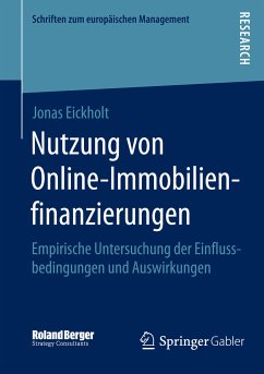 Nutzung von Online-Immobilienfinanzierungen (eBook, PDF) - Eickholt, Jonas