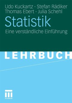 Statistik (eBook, PDF) - Kuckartz, Udo; Rädiker, Stefan; Ebert, Thomas; Schehl, Julia
