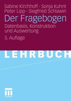 Der Fragebogen (eBook, PDF) - Kirchhoff, Sabine; Kuhnt, Sonja; Lipp, Peter; Schlawin, Siegfried