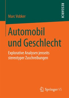 Automobil und Geschlecht (eBook, PDF) - Vobker, Marc