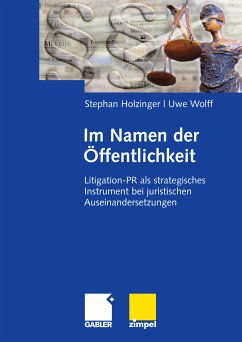 Im Namen der Öffentlichkeit (eBook, PDF) - Holzinger, Stephan; Wolff, Uwe