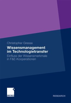 Wissensmanagement im Technologietransfer (eBook, PDF) - Gresse, Christopher