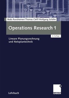 Operations Research 1 (eBook, PDF) - Runzheimer, Bodo; Cleff, Thomas; Schäfer, Wolfgang