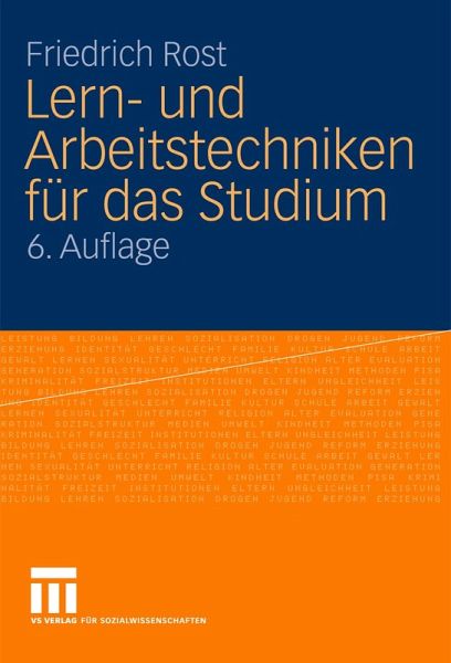 Lern- und Arbeitstechniken für das Studium (eBook, PDF)