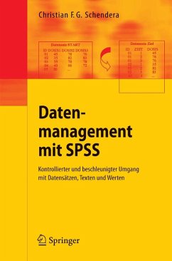 Datenmanagement mit SPSS (eBook, PDF) - Schendera, Christian F. G.