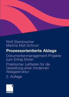 Prozessorientierte Ablage (eBook, PDF) - Steinbrecher, Wolf; Müll-Schnurr, Martina