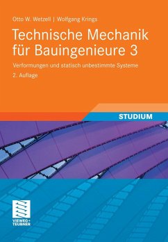 Technische Mechanik für Bauingenieure 3 (eBook, PDF) - Wetzell, Otto; Krings, Wolfgang