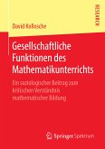 Gesellschaftliche Funktionen des Mathematikunterrichts (eBook, PDF)