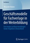 Geschäftsmodelle für Fachverlage in der Weiterbildung (eBook, PDF)
