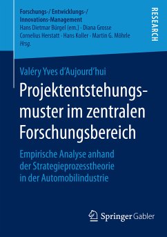 Projektentstehungsmuster im zentralen Forschungsbereich (eBook, PDF) - d’Aujourd’hui, Valéry Yves