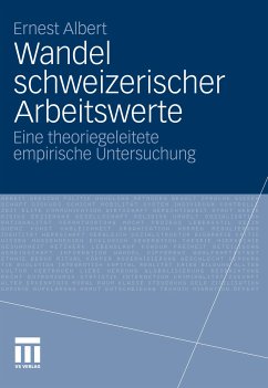 Wandel schweizerischer Arbeitswerte (eBook, PDF) - Albert, Ernest