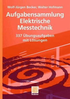 Aufgabensammlung Elektrische Messtechnik (eBook, PDF)