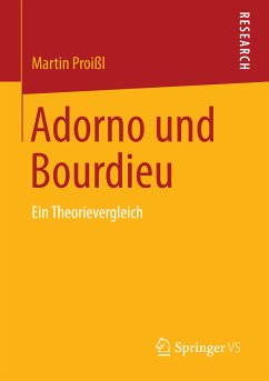 Adorno und Bourdieu (eBook, PDF) - Proißl, Martin