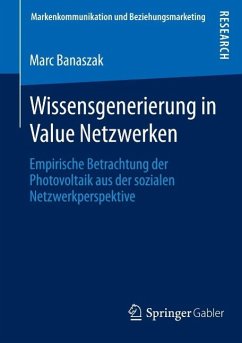 Cover Wissensgenerierung in Value Netzwerken (eBook, PDF)